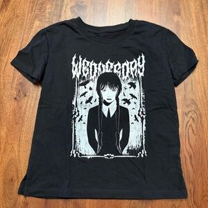 GAP Wednesday Adam’s Black Graphic Tee - Short Sleeve size 10